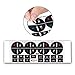 StyleZ 3PCS Replacement AC Dash Button Decal Stickers Fix Ruined Faded A/C Controls Repair Kit for Suburban, Chevy Tahoe, Silverado, Traverse, GMC Acadia, GMC