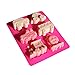 Yunko 6 Cavity Thomas Train and Cute Car Cake Pan Baking Silicone Dessert Chocolate Mold Cookie Mold Pudding Jelly Mold
