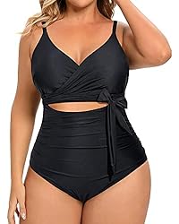 Daci Women Plus Size One Piece Swimsuits High