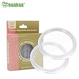 Haakaa Gen. 3 Silicone Baby Bottle Sealing Disks, 2pcs