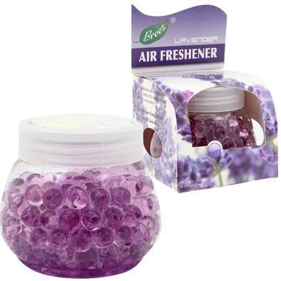 Breez Crystal Bead pearls Lavender Air Freshener in jar - 4.25oz