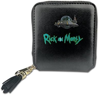 IaYaoo Rick And Morty Women's PU Leather Zipper Wallets