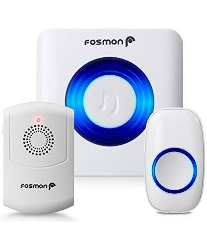 Fosmon 51006hom wireless doorbell with portable flashin…
