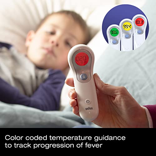 Braun No Touch and Forehead Thermometer Touchless Thermometer for Adults, Babies, Toddlers and