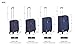 Amazon Basics Softside Carry-On Spinner Luggage Suitcase - 18.5 Inch, Navy Blue