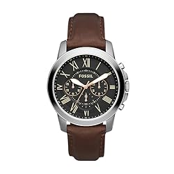 Fossil Men's Grant Quartz Stainless Steel and
