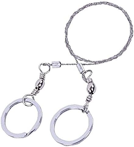 Egurs Steel Wire Saw 2 Packs Outdoor Emergency Camping Hunt Survival Metal Ring Cutter Tool Kit Amazon Co Uk Sports Outdoors