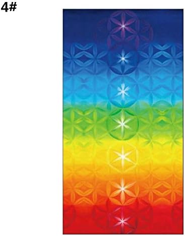 fanmaosdf 7 Chakra Printed Portable Outdoor Picnic Carpet Yoga Mat Beach Towel Home Decor as a Large Wall Hanging Tapestry, Beach Towel, Picnic Mat, Sofa Cover, Bed Sheet, Table Cloth, Bed Curtain