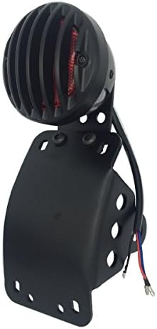 Side Mount Vertical Curved License Plate Bracket Brake Taillight for Harley Touring Sporster Bobber Choppers