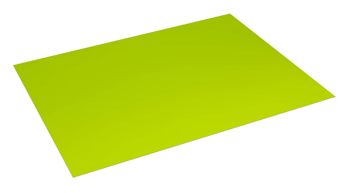 Pack of 25 Fluorescent Green Cardstock Size 50 x 65 180 g