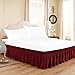 Biscaynebay Wrap Around Bed Skirts for Queen Beds 15