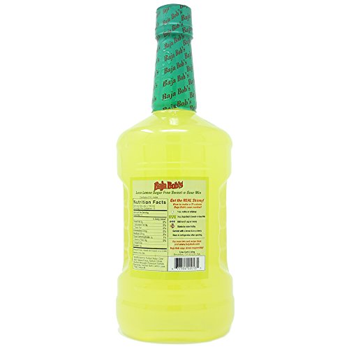 Baja Bob's Sugar Free SWEET AND SOUR Mix - 1.75 Liter - Cocktail Mix