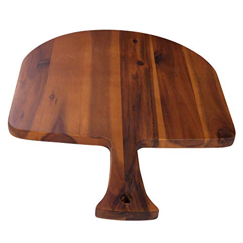 Premium Acacia Wood Pizza Peel with Sturdy Handle - A Deluxe Pizza Board by Saint Germain Bakery