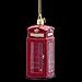 Noble Gems Kurt Adler 4-Inch Glass British Phone Booth Ornament for Christmas