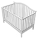 Graco Solano 4-in-1 Convertible Crib With Mattress, White, Converts to Toddler Bed Day Bed or Full Bed, Three Position Adjustable Height Mattress (Premium Mattress Included)