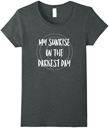 Womens Despacito, Cool Sunrise on Darkest Day T-shirt XL Dark Heather