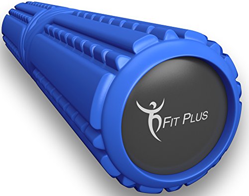 Foam Roller,FitPlus Premium Epe Foam Roller - Extra Firm With 10 Year Warranty Free Online VIDEO AND E-BOOK INSTRUCTION GUIDE High Density Foam Rollers For back,legs (6 x 24)