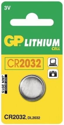 GP Batteries CR2032-C1 Coin Cells Lithium Batteries Carded 1