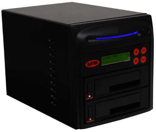 Systor 1:1 HDD/SSD Hard Drive Duplicator - 9GB/Min - Standalone Copier & Eraser/Sanitizer for Multiple SATA 3.5 Disk & 2.5 Solid State Drives - Copy Speeds of up to 150MB/Sec (SYS201HS-DP)