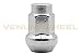 QTY-16pc ITP Chrome 10x1.25 Tapered Bulge Acorn Lug Nuts Compatible with ATV/UTVs with Aftermarket & OEM Wheels