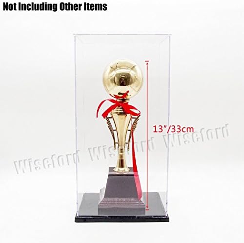 Tingacraft Acrylic Display Case (7.2 x 5.6 x 14.6 inch) for 1/6 Action Figure, Self-Assembly