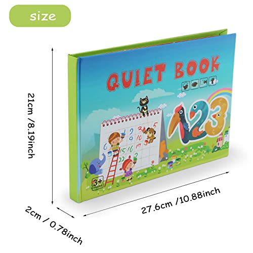 Singking Quiet Books for Toddlers, Interactive Montessori Busy Book for
