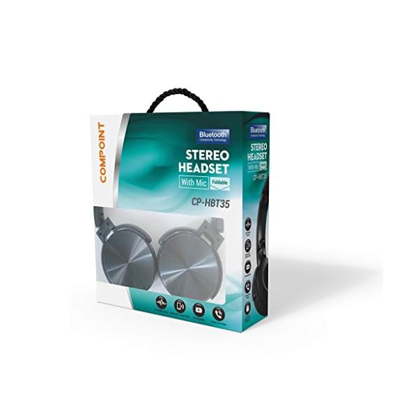 Compoint-CP-HBT35-Bluetooth-Foldable-Over-Head-Stereo-Headphones-With-Built-in-Mic-Rechargeable-Wireless-Battery-Noise-Cancellation-Premium-Sound-Soft-Memory-Earmuffs-For-Extra-Comfort Compoint CP-HBT35 Bluetooth Foldable Over-Head Stereo Headphones With Built in Mic, Rechargeable Wireless Battery, Noise…