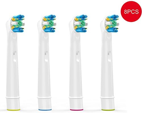 Replacement Brush Heads Refill,8 pack, fits Oral B Electric Toothbrush Precision Clean,Floss Action, Pro White, Sensitive Gum Care, Dual Clean, CrossAction,Sensi,3D White,4 Count/Set By WyFun