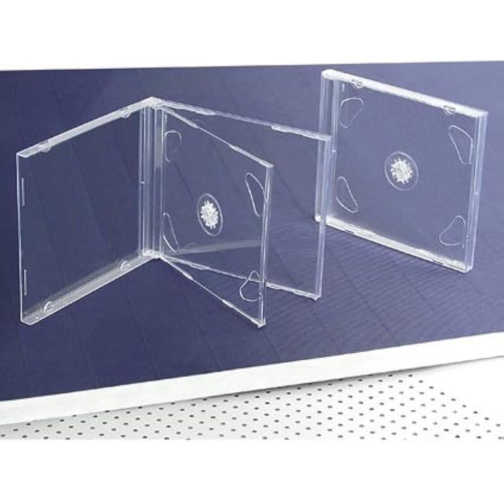 10 STANDARD Clear Double CD Jewel Case 2112781730 eBay