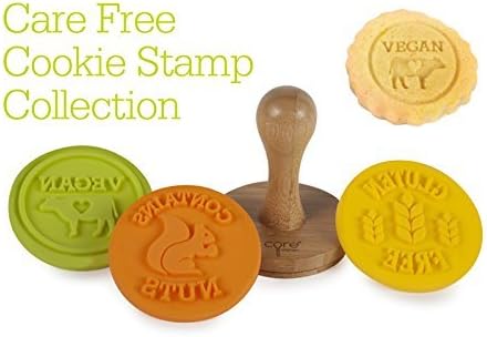Core Care Free Food Allergy Cookie Stamps, Vegan, Gluten Free, and Contains Nuts by Core Cookie Stamps