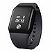 Naxxlabs Blood Oxygen Fitness tracker, SPO2H Wristband Heart Rate Monitor Management Pedometer with OLED Touch Screen for Android iOS Smart Phone (Black)