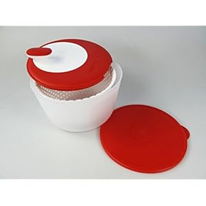 TUPPERWARE Slacentrifuge sla-carrousel 3,8 l rood-wit D226 slacarrousel