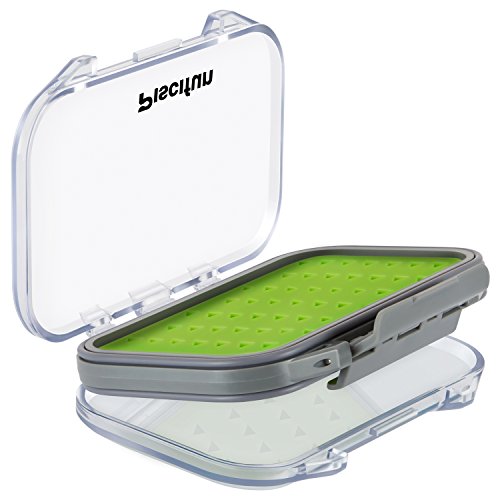 Piscifun Two-Sided Waterproof Fly Box Slim Fly Fishing Boxes Fly Fishing Gear Tackle Storage