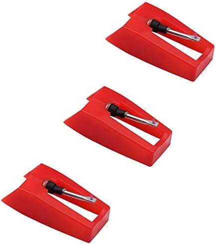 Record Player Needle, Diamond Stylus Replacement for Turntable, LP, Phonograph(Pack of 3)