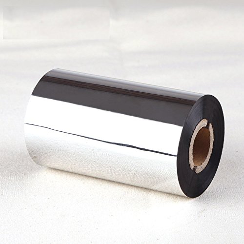 BESTeck Thermal Transfer Ribbon - Premium Resin-Enhanced Wax - 4.33" x 984" (110mmx300mm) Ink Outside for Zebra Datamax Sato TT Printers (1 Roll)
