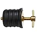 SEACHOICE 18861 Twist-Turn 1.25-Inch Marine Boat Brass Drain Plug with Neoprene Seal primary