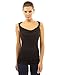 PattyBoutik Women Cowl Neck Twist Straps Tank Top (Black S)