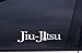 Jiu Jitsu Chess MMA Decal Vinyl Sticker|Cars Trucks Vans Walls Laptop| WHITE |7.5 x 2 in|CCI482