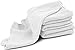 Shop Towels (Pack of 100, 13 X 13 Inches) Commercial Grade Machine Washable Cotton Washcloths White Shop Rag - Perfect for Auto Mechanic Work and Bar Mop by Utopia Towel (White)