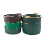 2" X 72" Knife Makers Coarse Grit Sanding Belts, 6 Pack Assortment