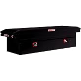 Weather Guard Saddle Truck Tool Box Steel Full Low Profile Gloss Black