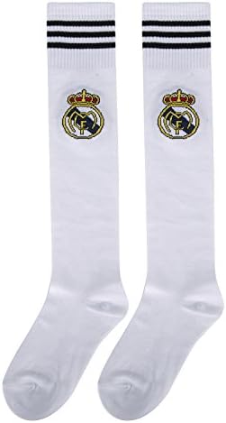 Real Madrid Soccer Team Club Athletic Gift Sports Socks for Kids/youth
