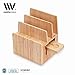 MobileVision Bamboo Stand Personal Compact New Version for Smartphones and Tablets Includes Apple Watch Charger Adapter (Charging strip NOT Included)