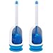 MR.SIGA Soft Bristle Toilet Brush Set, Dia 12cm x 41cm Height, Pack of 2