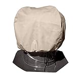 Universal Turbine Roof Vent Cover with drawstring, Durable & Lightweight Roof Ventilator Cover, Heavy Duty Waterproof Turbine Ventilator Cover, Protects turbines from rain, snow, wind and dust.