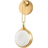 Corbett Lighting 465-01-VGL Riviere - 1 Light Wall Sconce 15.25 inches Tall and 6 inches Wide - Vintage Gold Leaf Finish