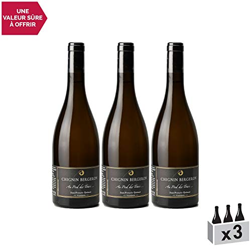 Vin de Savoie Chignin Bergeron Au Pied des Tours Blanc 2018 - Domaine Jean-François Quénard - Vin AOC Blanc de Savoie…