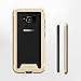 ZIZO ION Series for Samsung Galaxy S8 Plus Case Military Grade Drop Tested with Tempered Glass Screen Protector Gold Clear