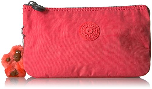 Kipling Creativity Large Solid Pouch, Papaya