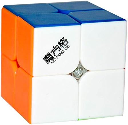 TK Eletronics 2x2 Speed Cube Stickerless Magic Cube 2x2x2 Puzzles (50mm)
